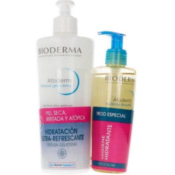 BIODERMA Pack Atoderm Intensive Gel Crema 500 ml + Atoderm Aceite de Ducha 200 ml