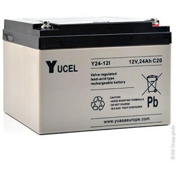 Sealed 12V 24Ah Lead‑Acid Battery – YUCEL Y24-12I M5‑F
