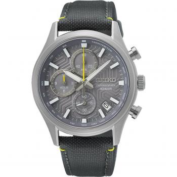 Orologio Seiko SSB423P1 con Cinturino in Nylon Grigio