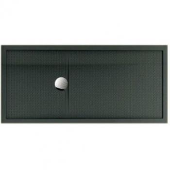 Receveur de douche plat gris Olympic Plus 180x75 cm
