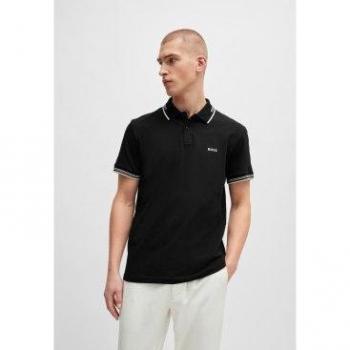 Polo BOSS Paul Slim Fit Negro para Hombre