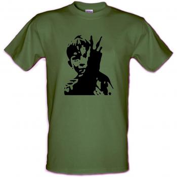 T-shirt Kes Ken Loach Verde Militar Tallas Pequeñas