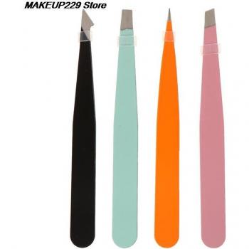 Flat Tip Eyebrow Hair Removal Tweezers