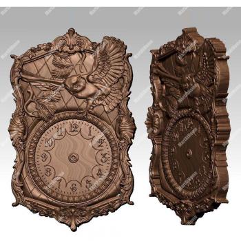 Eagle Motorcycle Wall Clock for 3D Printing