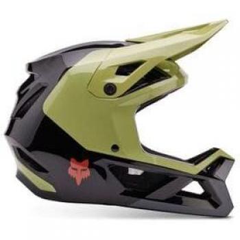Pale Green Fox Rampage Barge Youth MTB Full Face Helmet