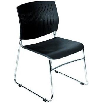 Schwarzer Rocada Besucherstuhl – ergonomisch und stilvoll