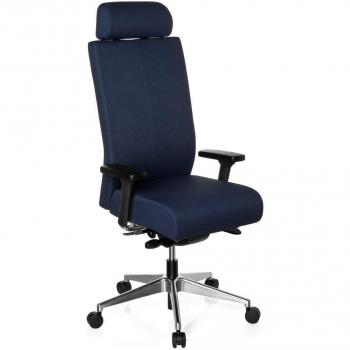 Silla XXL Pro‑Tec en Azul para Personas Altas – Office Edition