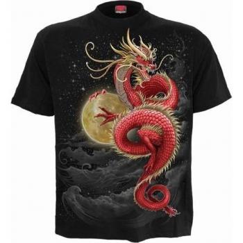 Spiral Direct Shenlong Unisex XL T-shirt Donkerblauw