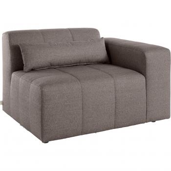 Polsterelement Maileen, braun, 116cm B