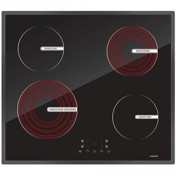 Placa Indução 4 Zonas Confortec 6800W