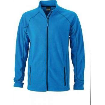 James Nicholson Fleece Jacket – Aqua Navy, JN597, Males, Small