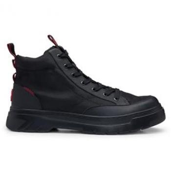 Zapatillas Hugo Urian Hito Nypu Altas para Hombre Negro