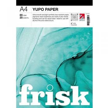 Frisk 23185004 Yupo Paper Pad A4 85gsm, White