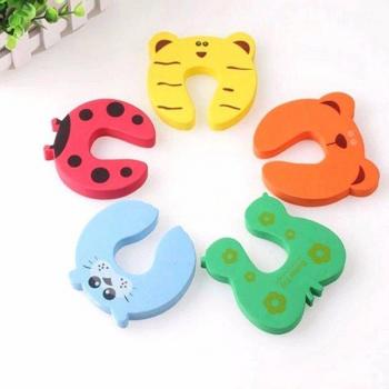 12/6pcs Cute Cartoon Door Safety Stopper
