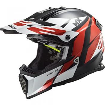 LS2 Casque de motocross MX437 Fast Evo Strike 2XL