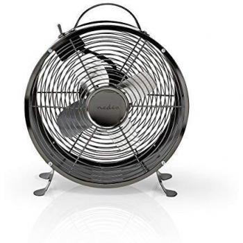 Ventilatore Da Tavolo Compatto Grigio Canna Di Fucile