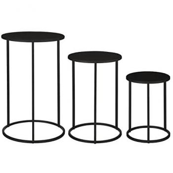Mica Décorations : Tables Quinte Noir 50 × 32 cm – Lot 3