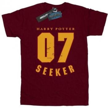 Camiseta Burdeos Harry Potter Seeker 07 para Señora