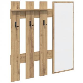 Appendice per vestiti a muro in Quercia Artigianale 100×10×100 cm