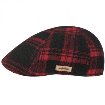 Stetson Texas Shadow Plaid Flat Cap