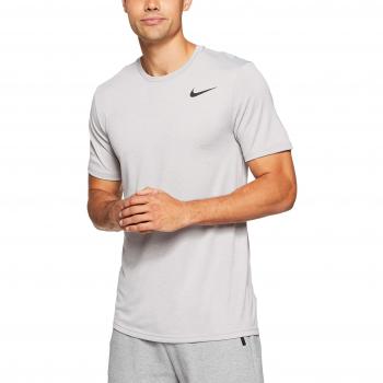 Nike Männer T-Shirt 832835 – Atmungsaktives HPR-Dry Top in Grau, Schwarz, L