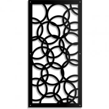 Sombrilla Negra 47x94cm, Estructura Pérforada, 10mm de Espesor