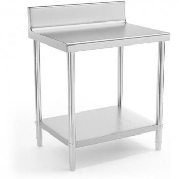 Mesa de trabajo de cocina 80x60 cm capacidad 190 kg