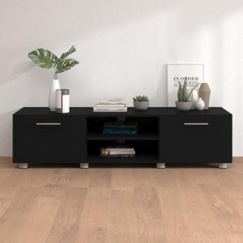 Vidaxl TV-Kommode Schwarz 140x40x35 cm Holzwerkstoff
