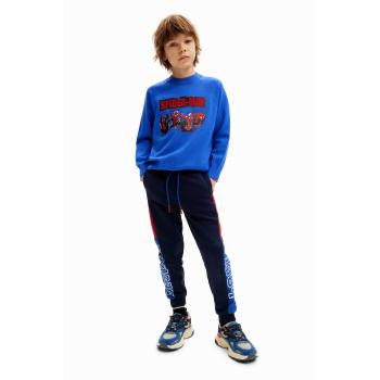 Calça jogger 3/4 basquete azul