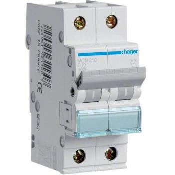 Disjoncteur C-type Hager Mcn210 2p 2 Modules