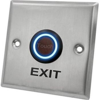 Control de acceso con botón táctil de aleación de zinc