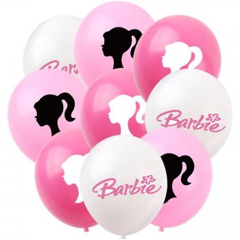 Boîte de surprises Barbie : ballons, drapeaux, décorations festives
