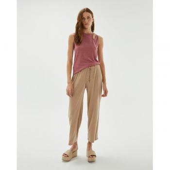 Pantalón Ancho de Mujer con Cintura Engomada
