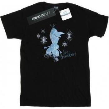 Disney Frozen 2 Olaf Ice Breaker Shirt Boyfriend M in cotone bianco Uomo Donna