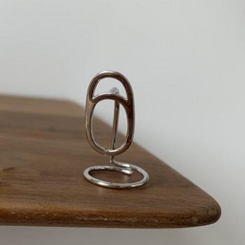 Thin Nail Rings for Women with Crystal Charms