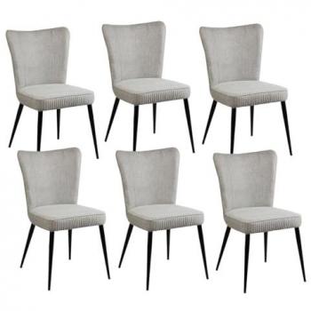 Lot de 6 Chaises Modernes
