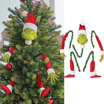 Décoration de Noël Grinch avec Support