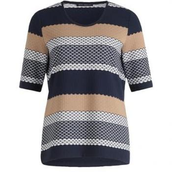 Betty Barclay Kurzarmshirt Betty Barclay Rundhals-Shirt mit Struktur