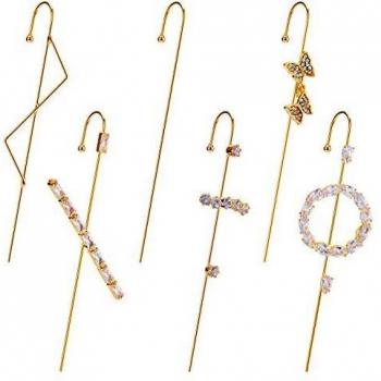 Pendientes de Gancho de Oruga Mak
