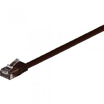 Microconnect V-FTP601BR-FLAT Netzwerkkabel 1m Cat6 U/FTP braun