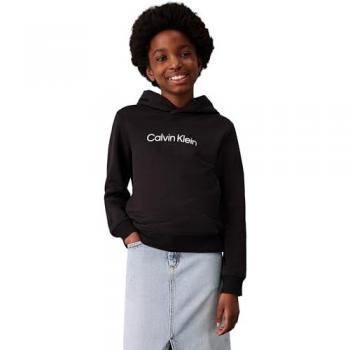 Calvin Klein Jeans Kapuzensweatshirt für Kids, Schwarz, Regular Fit