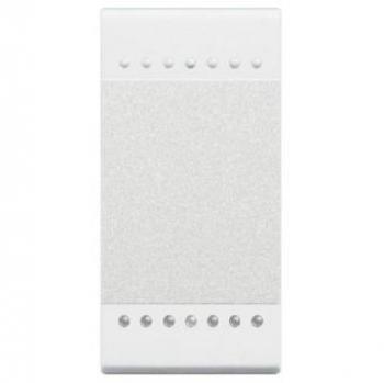 Poussoir Électrique Livinglight 2 Modules 10A 250V Blanc