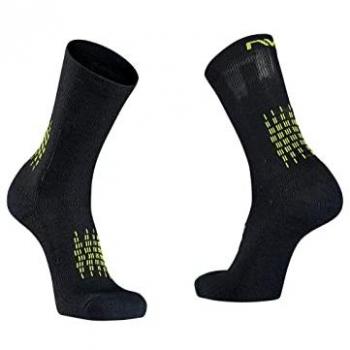 Calze Northwave Fast Winter Black Yellow Fluo