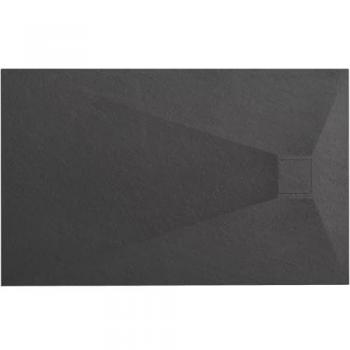 Black 80x100 Rea Magnum Shower Tray