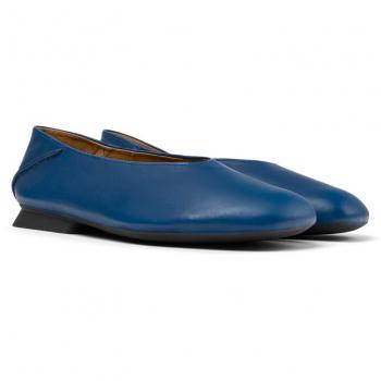 Bailarinas Camper Casi Myra para Mujer de Piel Lisa en Color Azul, Talla 40