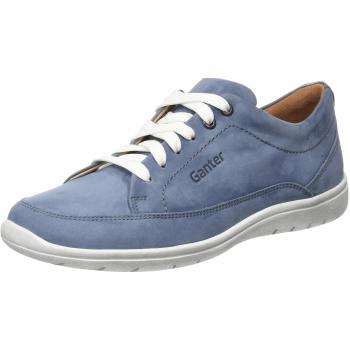 Ganter GILL, Weite G, Damen Derby Schnürhalbschuhe, Blau (jeans/antrazit 3462), 41 EU
