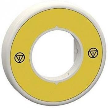 Segnale di emergenza illuminato senza testo Schneider Electric Giallo