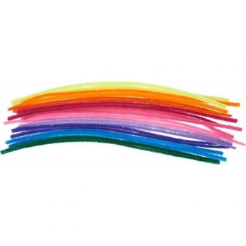 Chenilledraht-Set Farbenvielfalt, 30 cm, 20 Stück