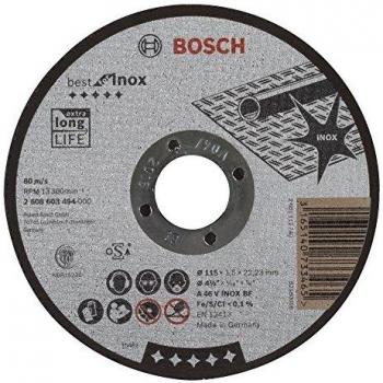 Disque à tronçonner A 46 V inox BOSCH 115 mm