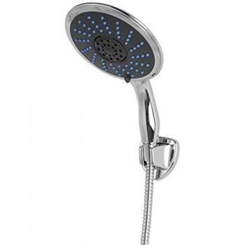 Soffione Doccia Maxi con Supporto e Cromo